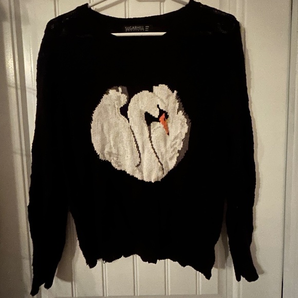 Swan knit sweater - Picture 1 of 2